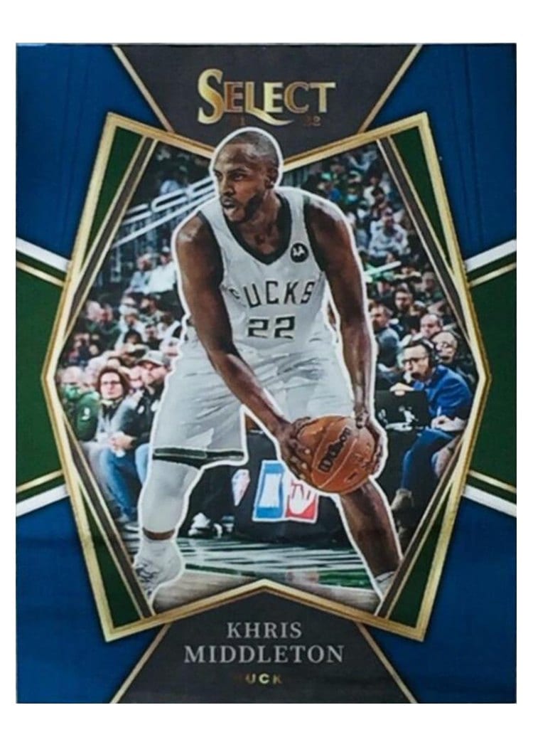 2021-22 Panini Select Base Set Khris Middleton #155 card