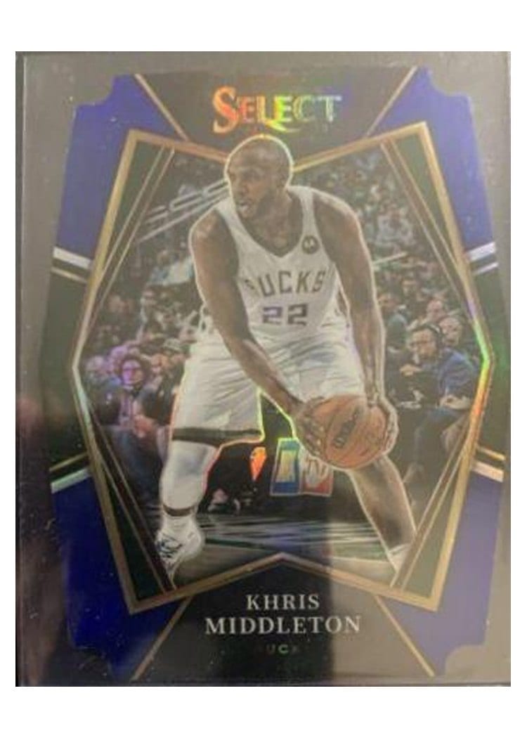 2021-22 Panini Select Base Set Khris Middleton #155 card