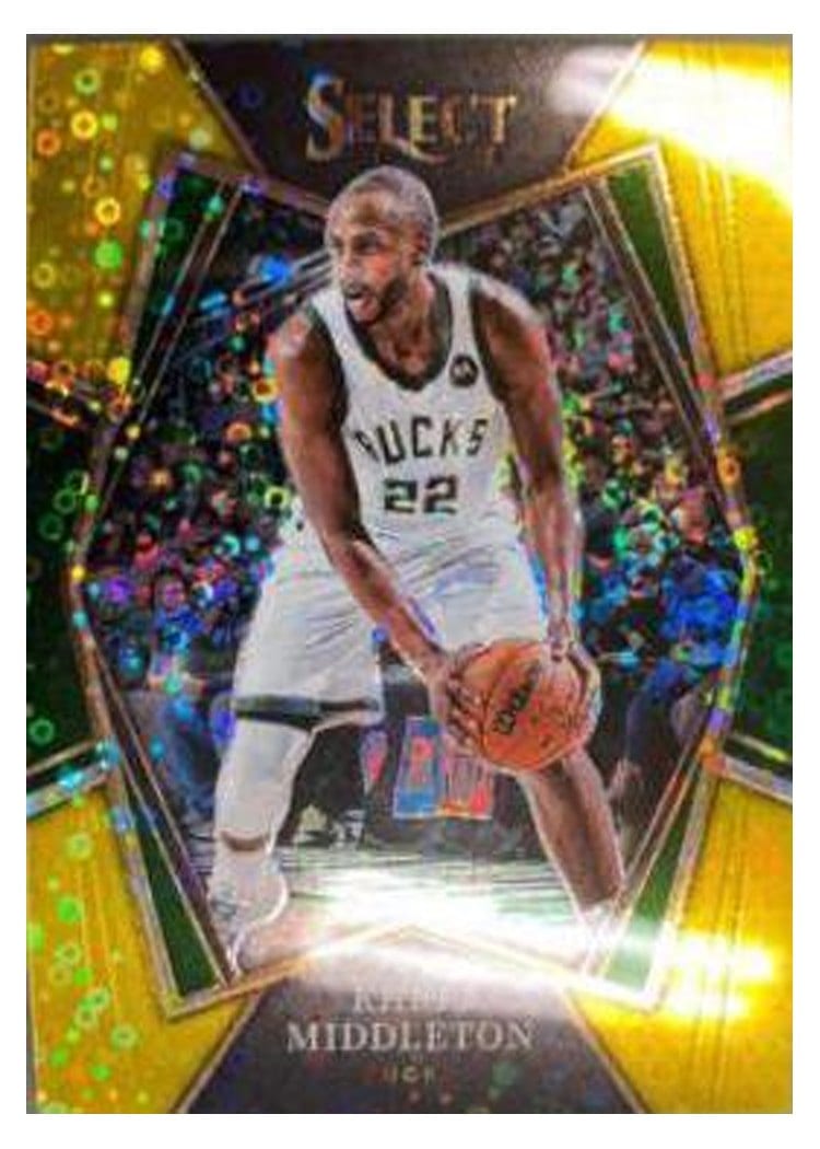 2021-22 Panini Select Base Set Khris Middleton #155 card