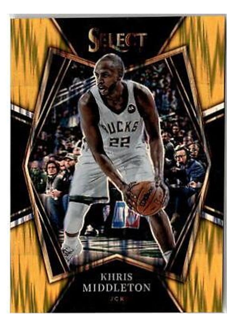 2021-22 Panini Select Base Set Khris Middleton #155 card