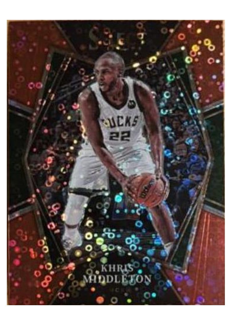 2021-22 Panini Select Base Set Khris Middleton #155 card