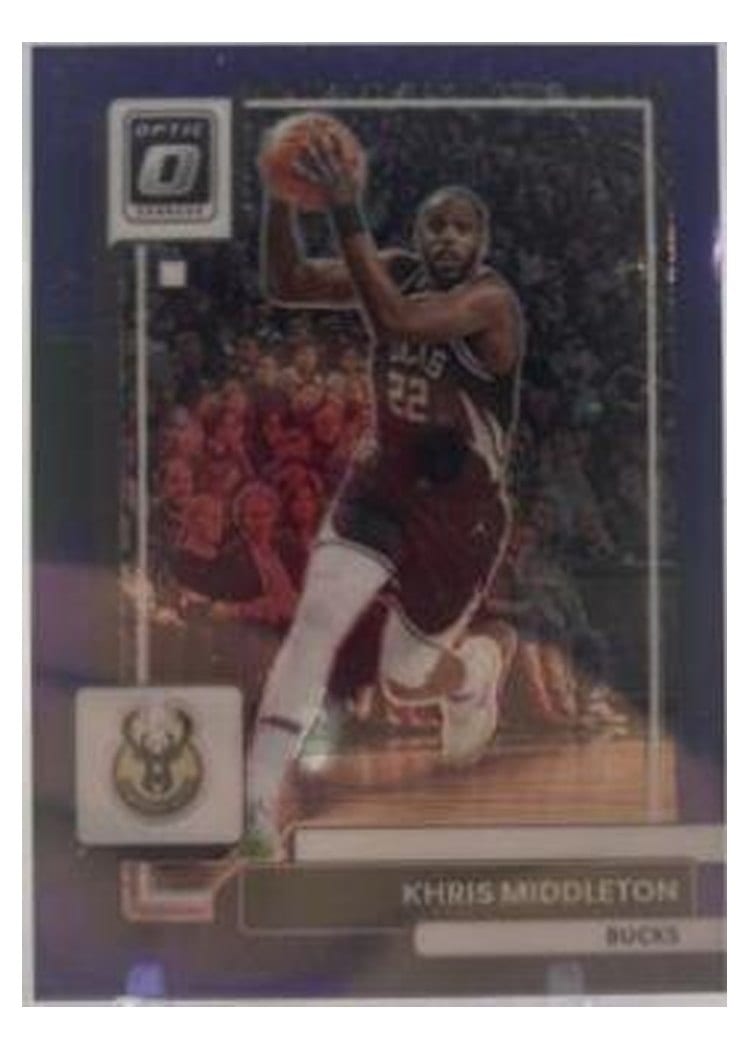 2022-23 Donruss Optic Base Set Khris Middleton #82 card