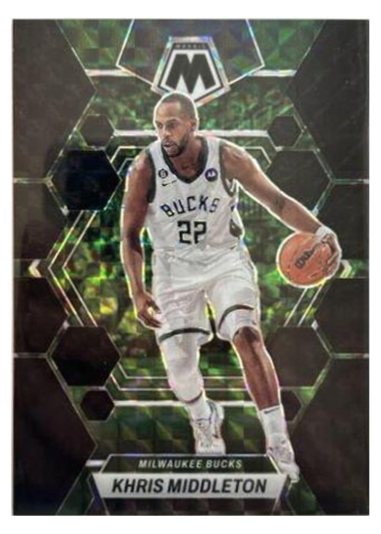 2022-23 Panini Mosaic Base Set Khris Middleton #66 card