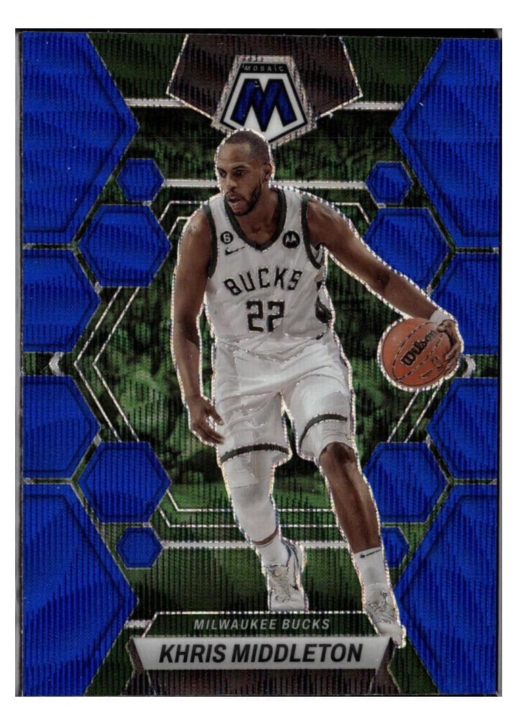 2022-23 Panini Mosaic Base Set Khris Middleton #66 card