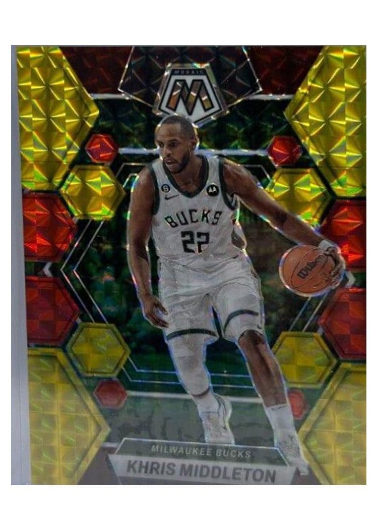 2022-23 Panini Mosaic Base Set Khris Middleton #66 card
