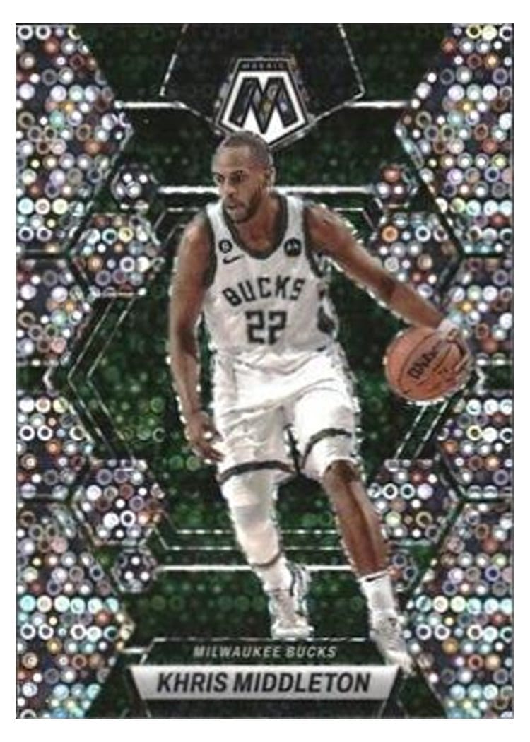 2022-23 Panini Mosaic Base Set Khris Middleton #66 card