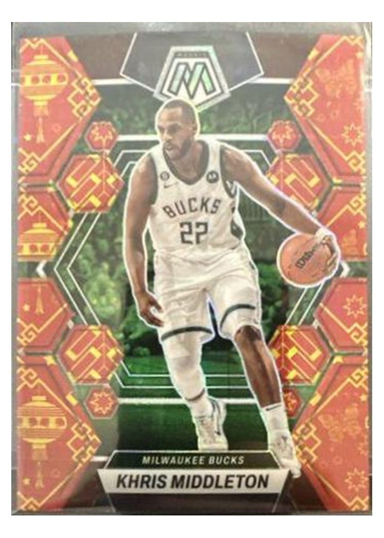 2022-23 Panini Mosaic Base Set Khris Middleton #66 card