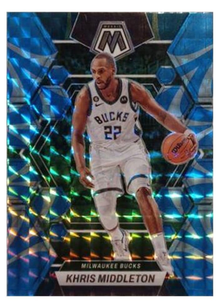 2022-23 Panini Mosaic Base Set Khris Middleton #66 card