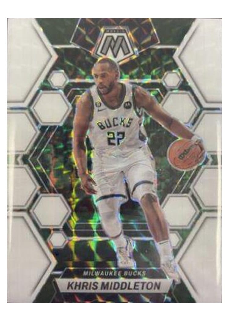 2022-23 Panini Mosaic Base Set Khris Middleton #66 card