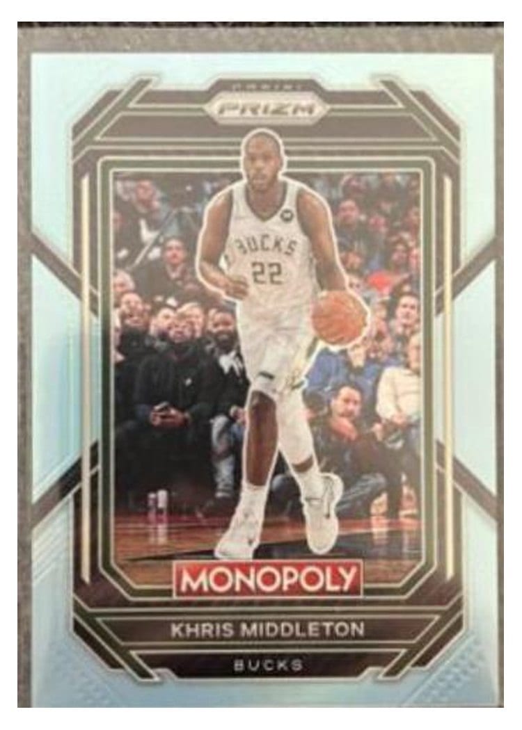 2022-23 Panini Prizm Base Set Khris Middleton #112 card