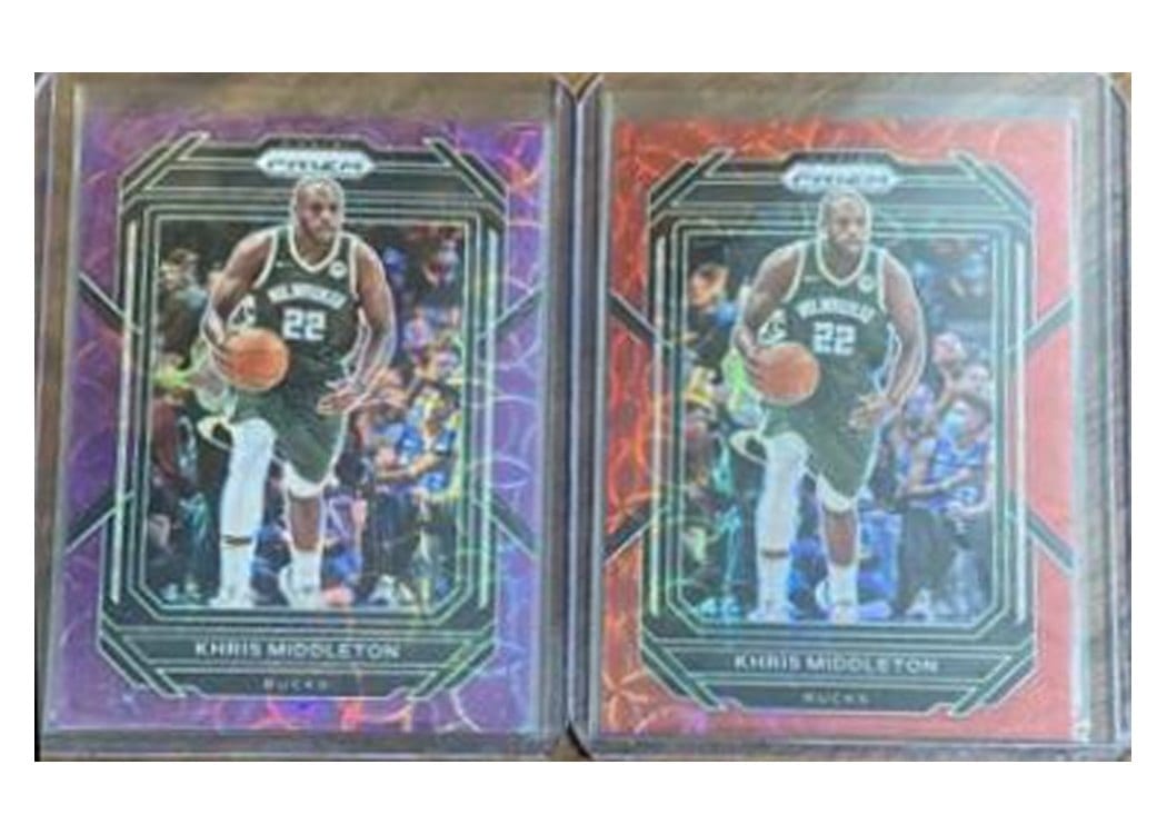 2022-23 Panini Prizm Base Set Khris Middleton #112 card