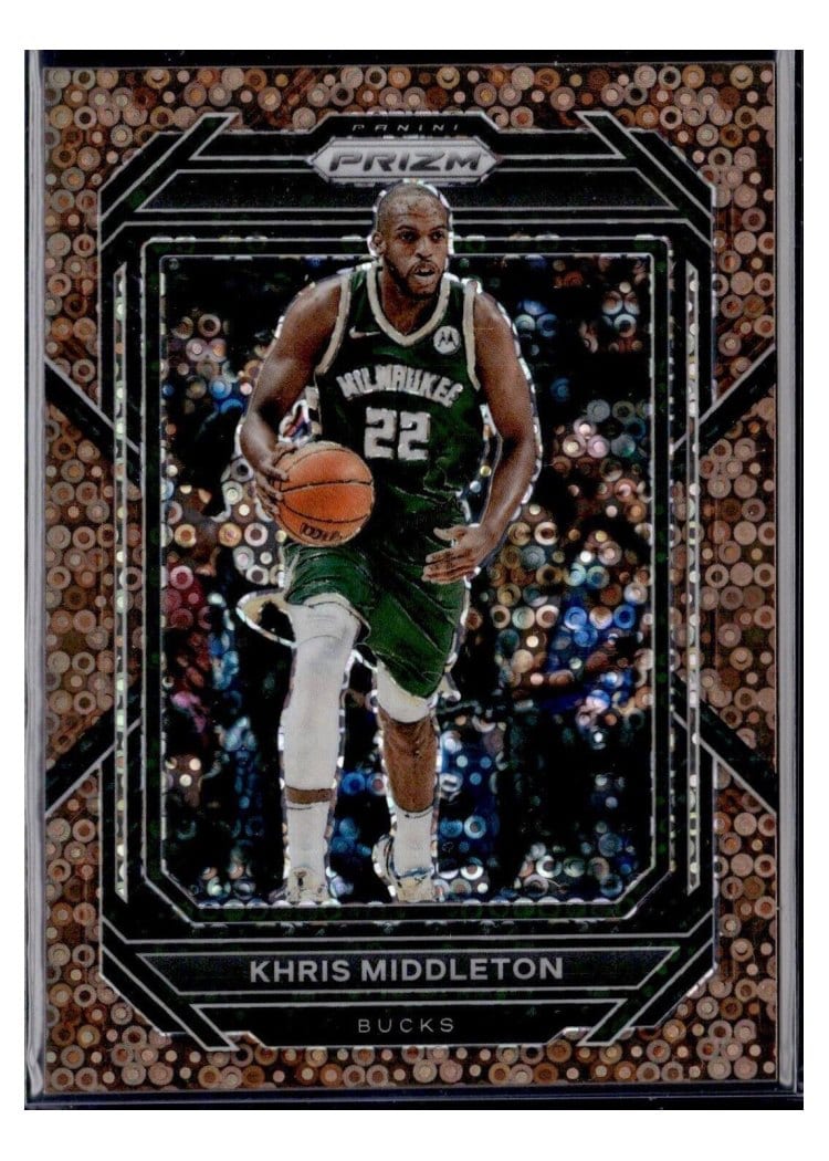 2022-23 Panini Prizm Base Set Khris Middleton #112 card