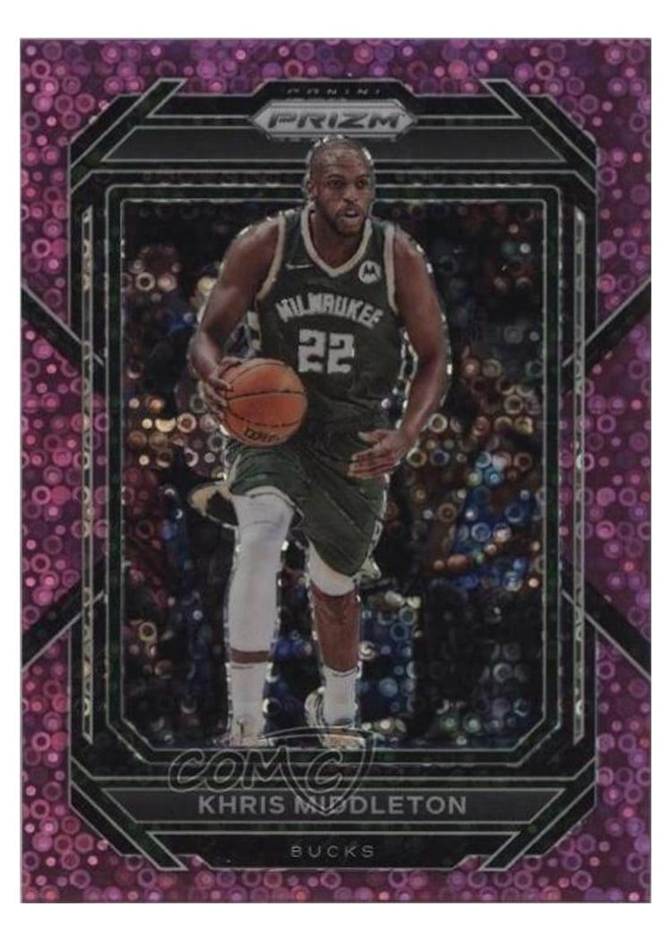 2022-23 Panini Prizm Base Set Khris Middleton #112 card