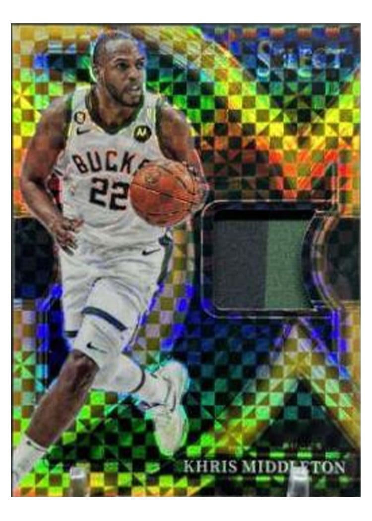 2022-23 Panini Prizm Base Set Khris Middleton #112 card