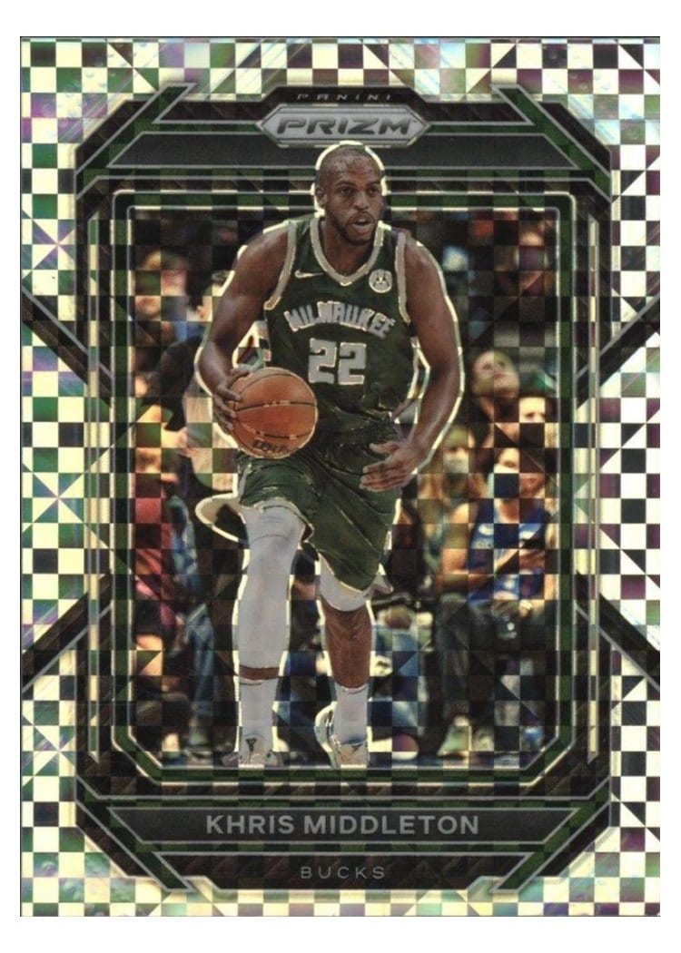 2022-23 Panini Prizm Base Set Khris Middleton #112 card
