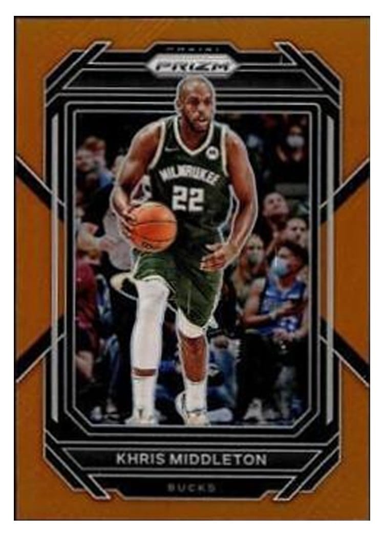 2022-23 Panini Prizm Base Set Khris Middleton #112 card