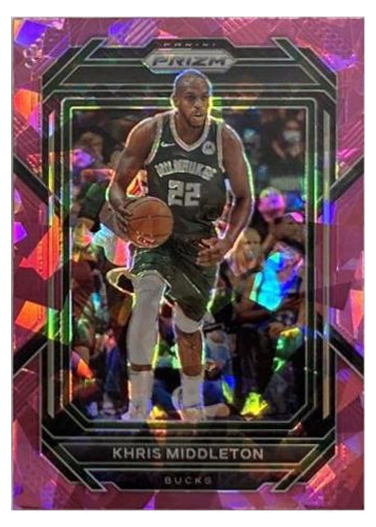 2022-23 Panini Prizm Base Set Khris Middleton #112 card