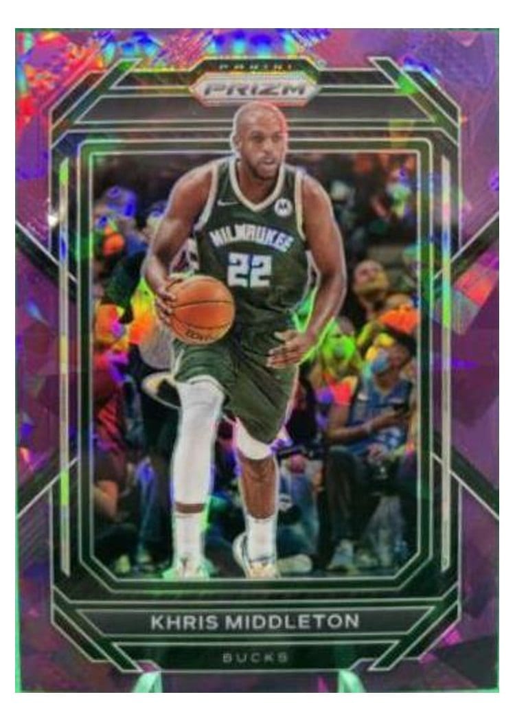2022-23 Panini Prizm Base Set Khris Middleton #112 card
