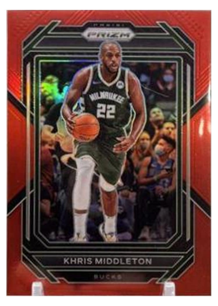2022-23 Panini Prizm Base Set Khris Middleton #112 card
