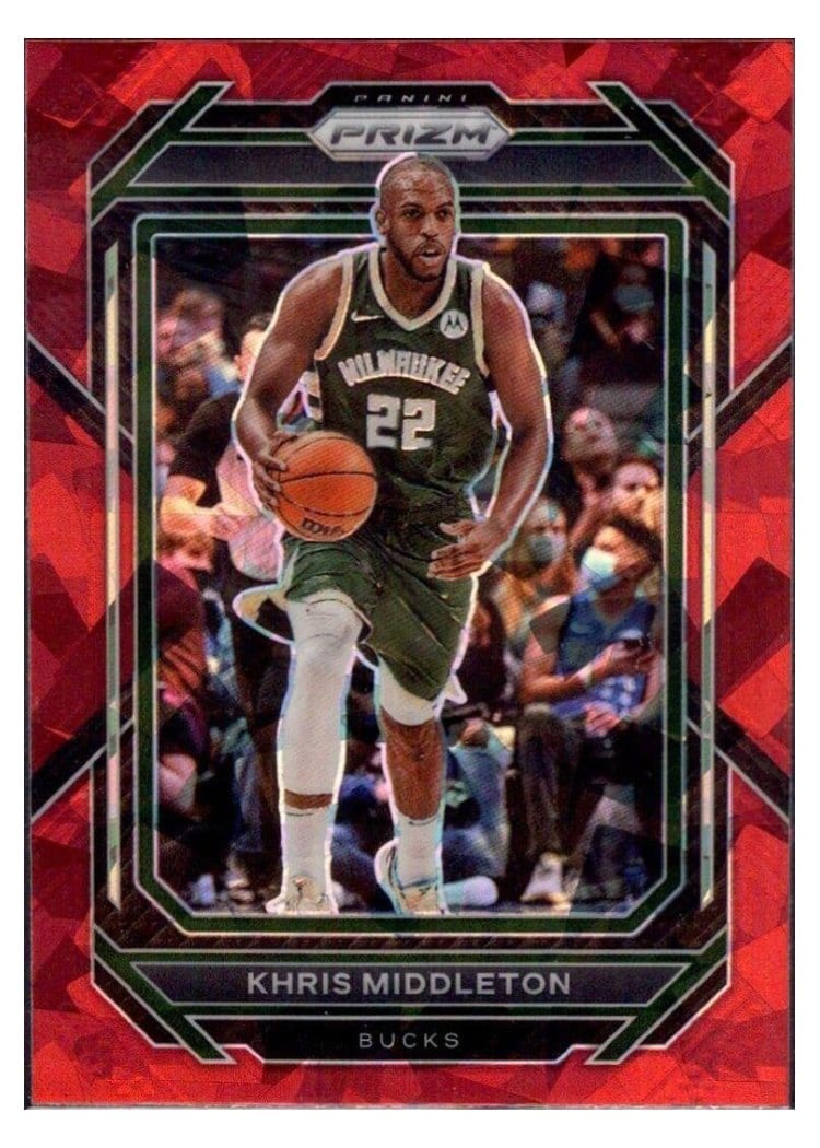 2022-23 Panini Prizm Base Set Khris Middleton #112 card