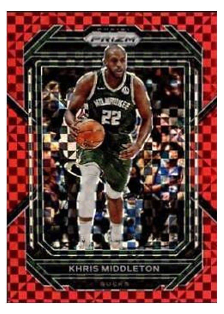 2022-23 Panini Prizm Base Set Khris Middleton #112 card