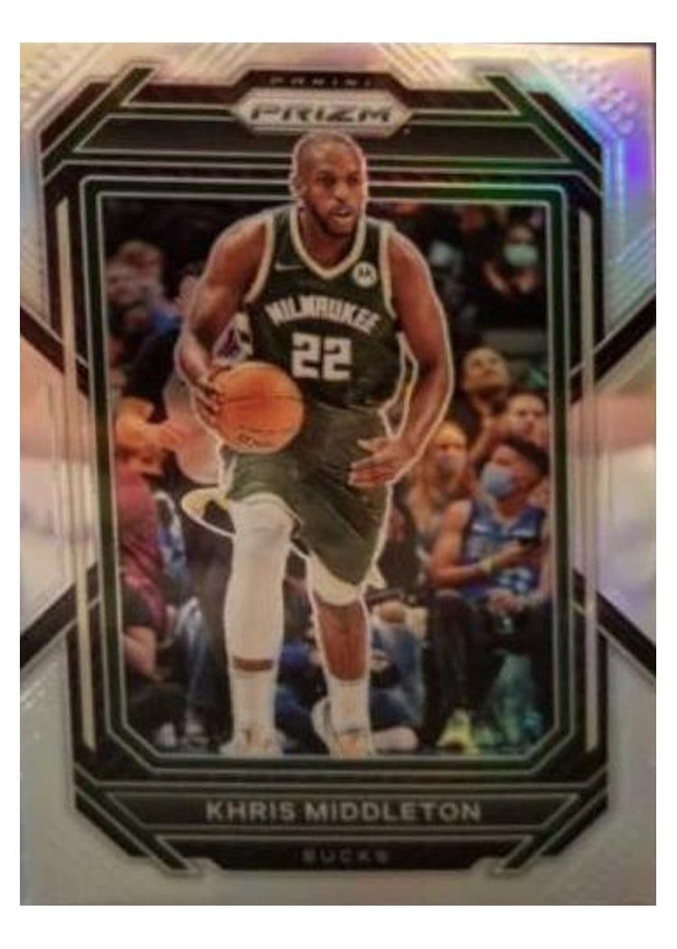 2022-23 Panini Prizm Base Set Khris Middleton #112 card