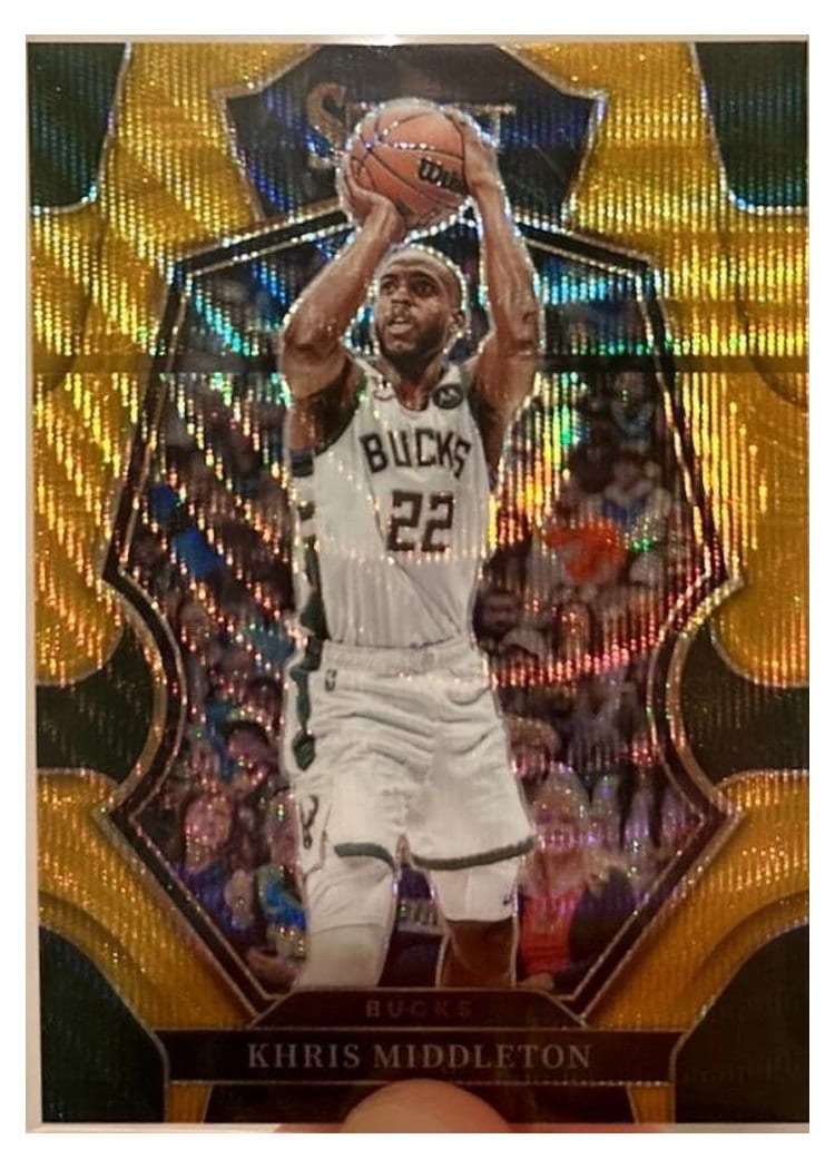 2022-23 Panini Select Base Set Khris Middleton #128 card