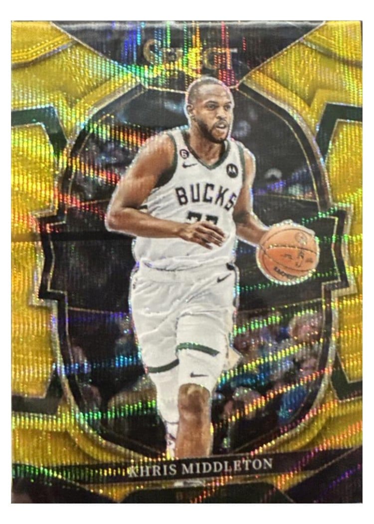 2022-23 Panini Select Base Set Khris Middleton #128 card