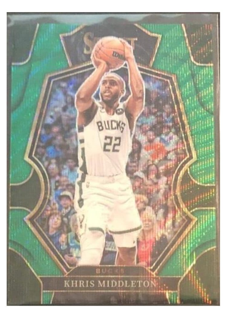 2022-23 Panini Select Base Set Khris Middleton #128 card