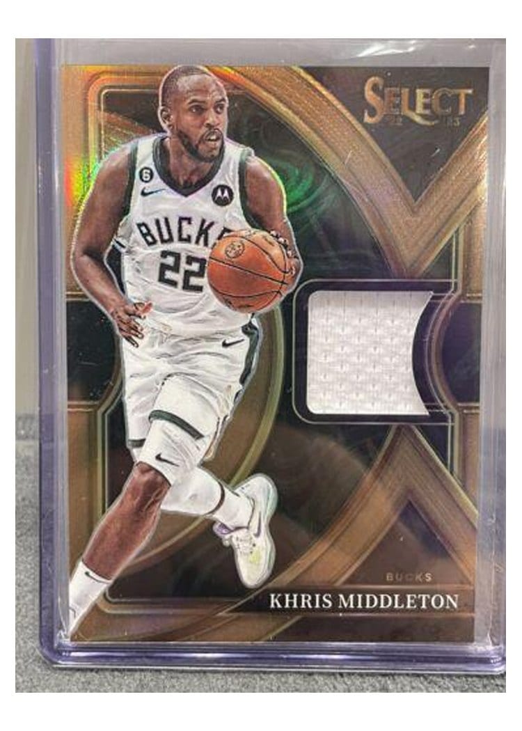 2022-23 Panini Select Base Set Khris Middleton #28 card