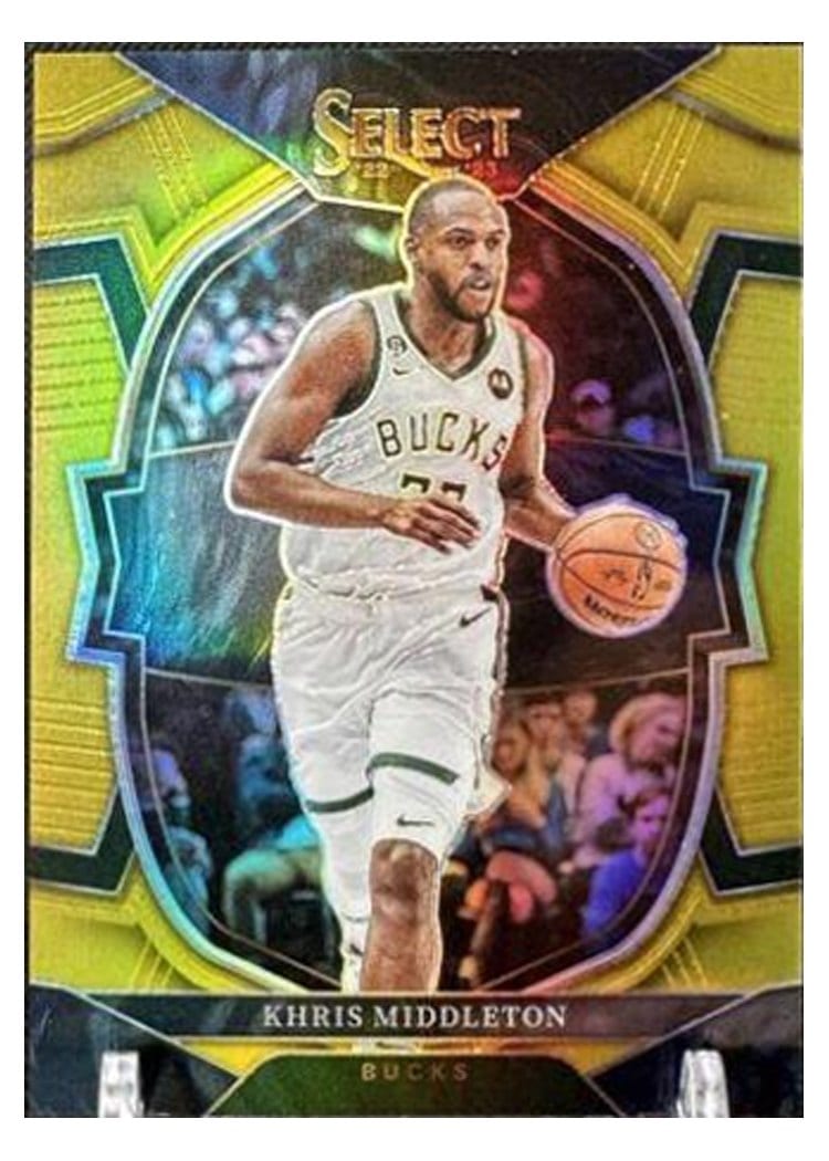 2022-23 Panini Select Base Set Khris Middleton #28 card
