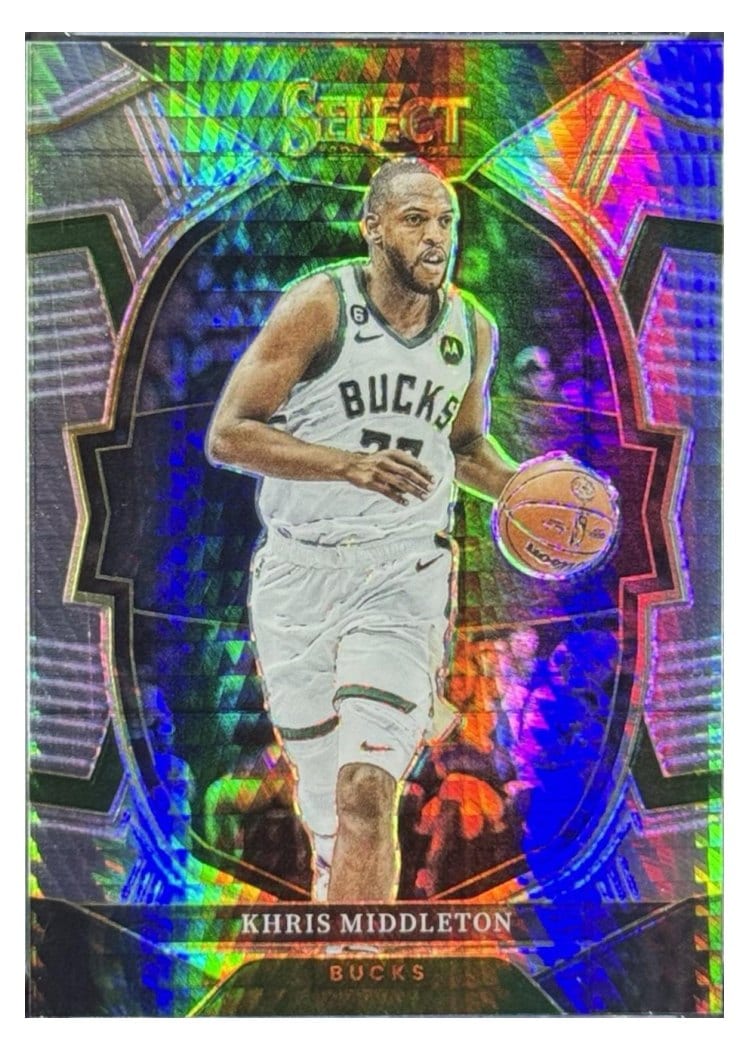 2022-23 Panini Select Base Set Khris Middleton #28 card