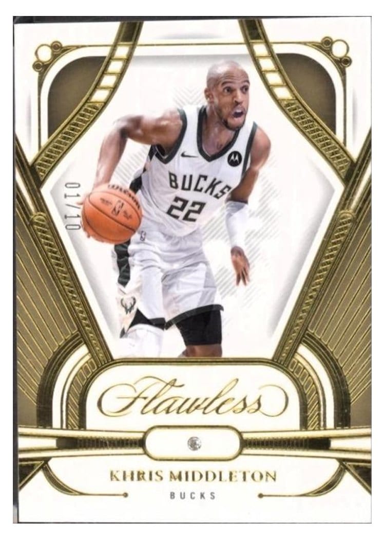 2023-24 Panini Flawless Base Set Khris Middleton #78 card
