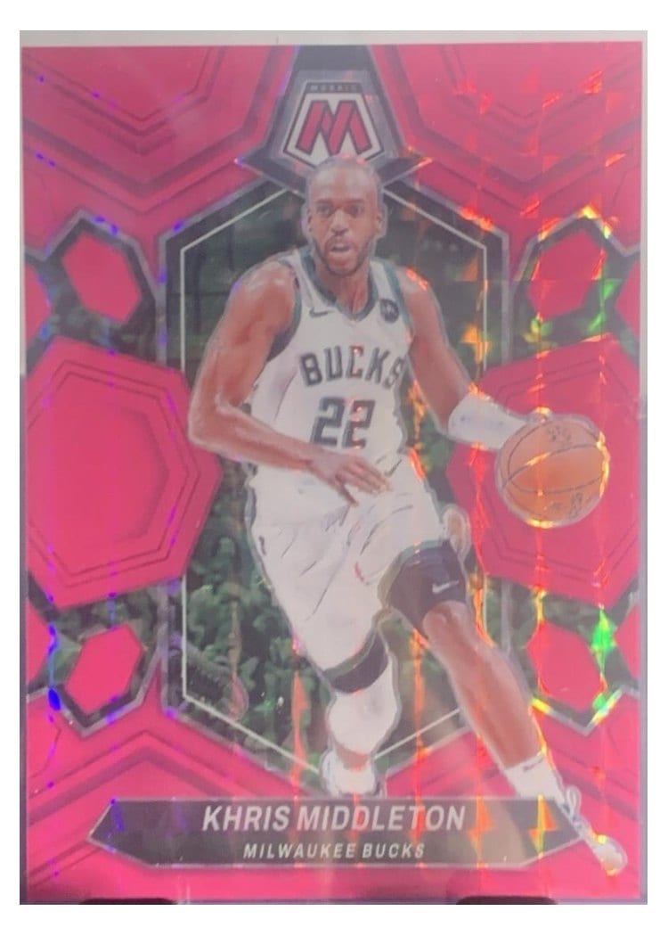 2023-24 Panini Mosaic Base Set Khris Middleton #59 card