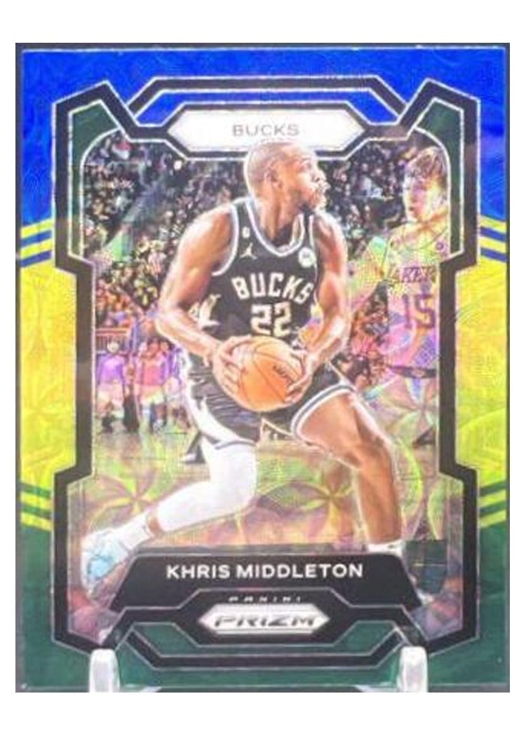 2023-24 Panini Prizm Base Set Khris Middleton #60 card