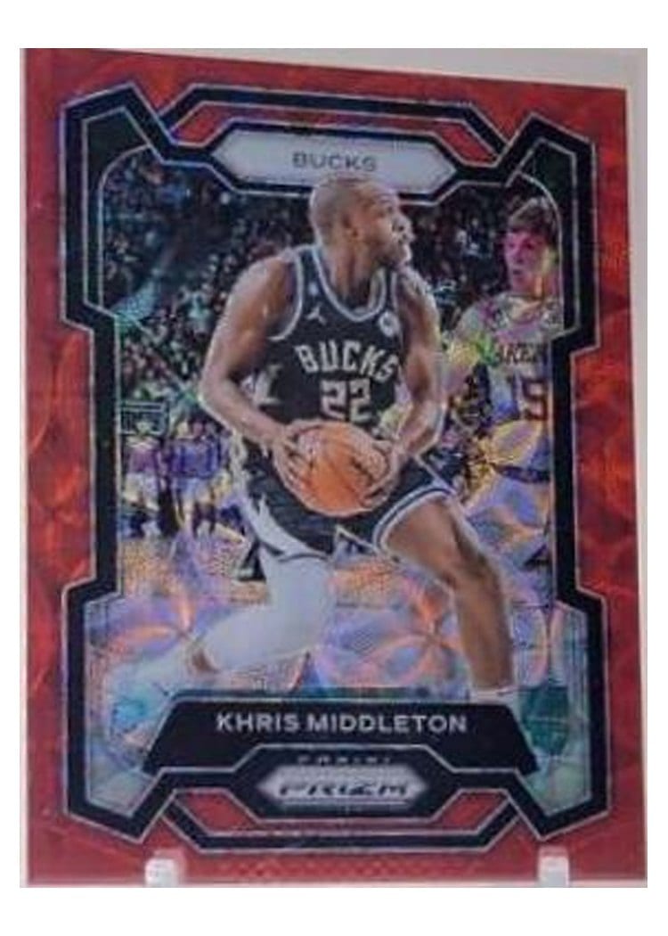 2023-24 Panini Prizm Base Set Khris Middleton #60 card