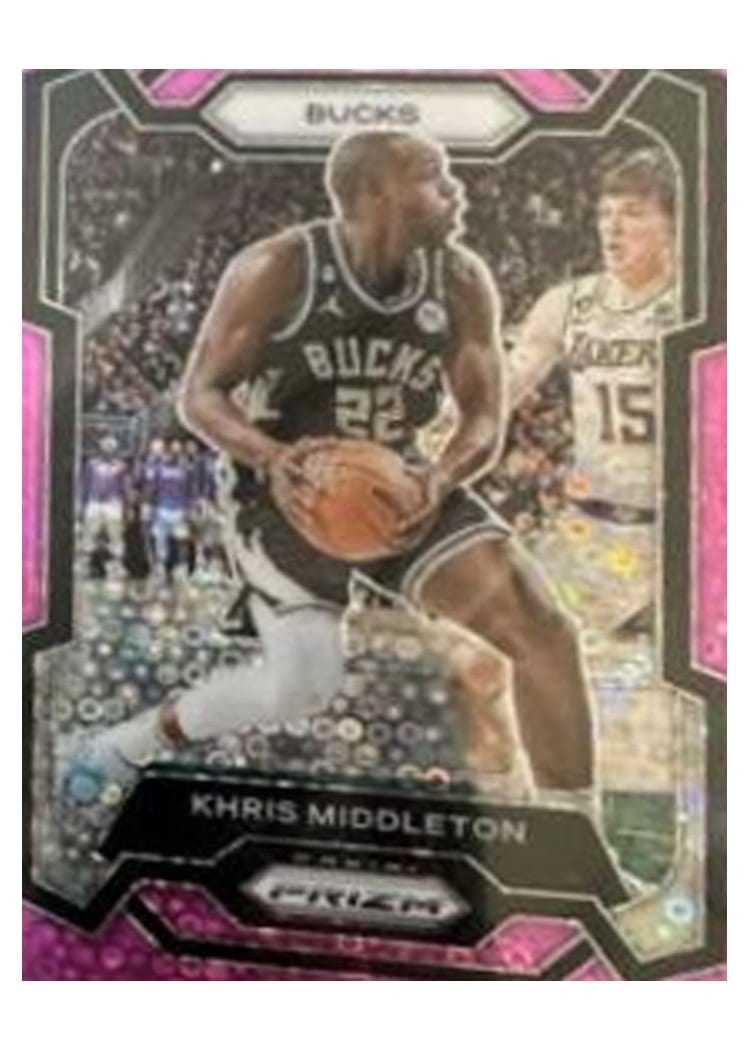 2023-24 Panini Prizm Base Set Khris Middleton #60 card