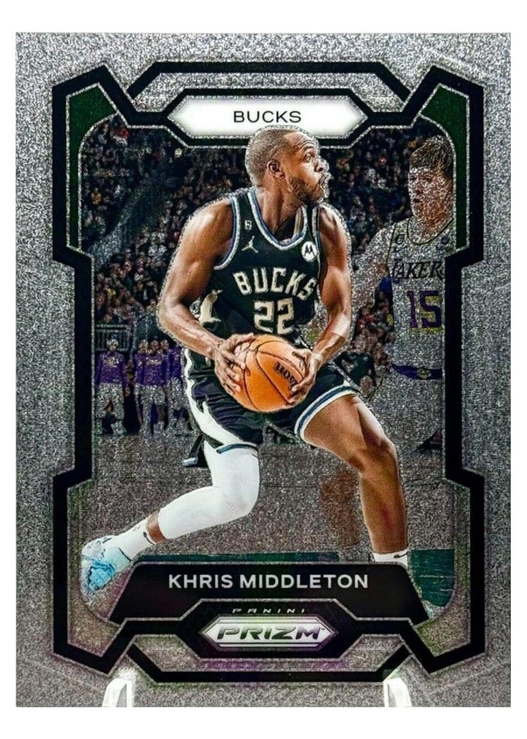 2023-24 Panini Prizm Base Set Khris Middleton #60 card
