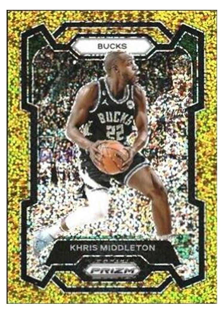 2023-24 Panini Prizm Base Set Khris Middleton #60 card