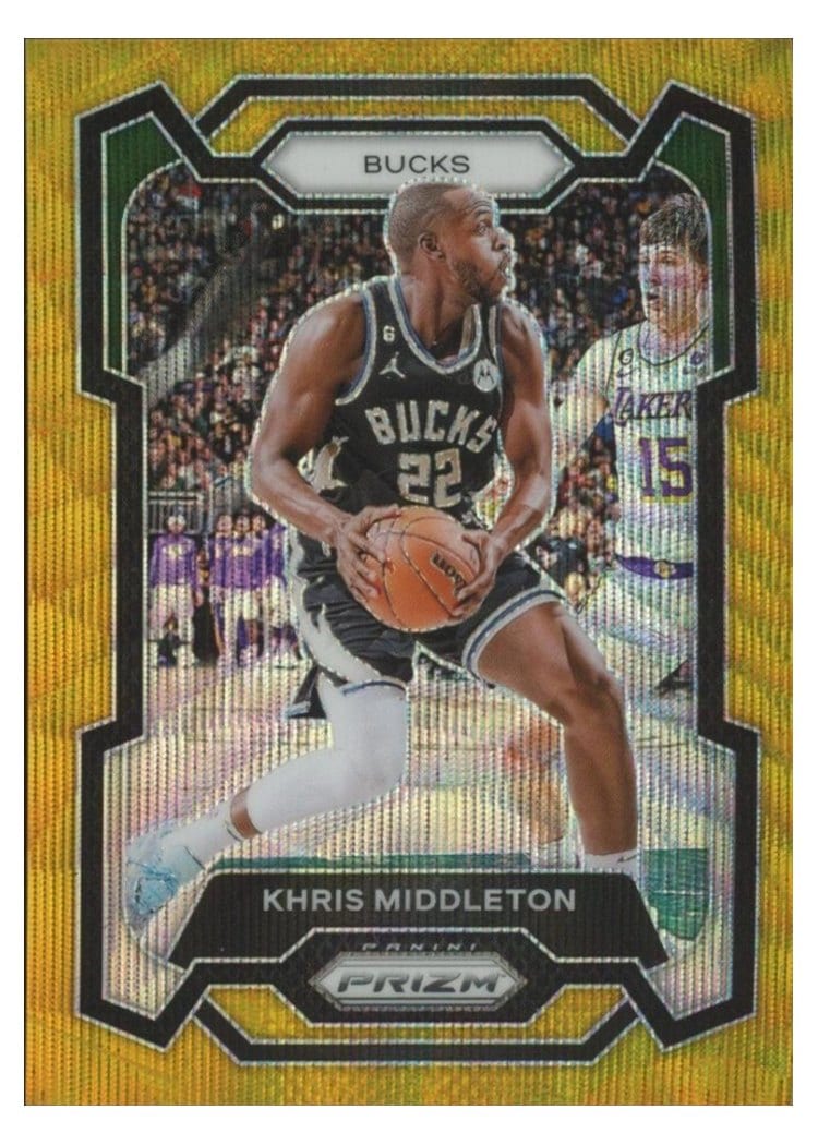 2023-24 Panini Prizm Base Set Khris Middleton #60 card