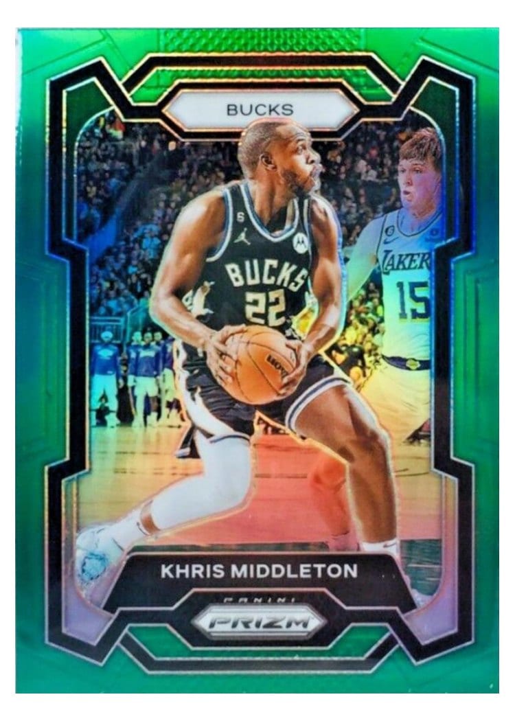 2023-24 Panini Prizm Base Set Khris Middleton #60 card