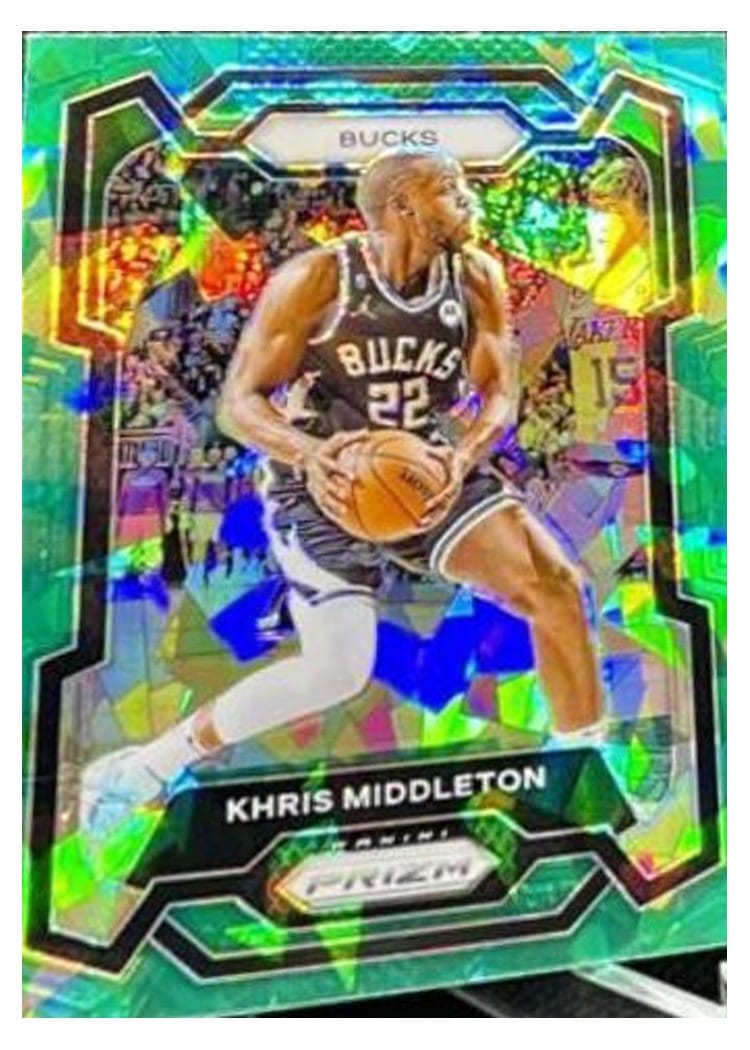 2023-24 Panini Prizm Base Set Khris Middleton #60 card
