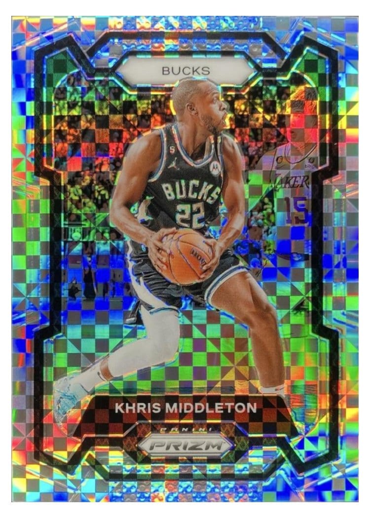 2023-24 Panini Prizm Base Set Khris Middleton #60 card