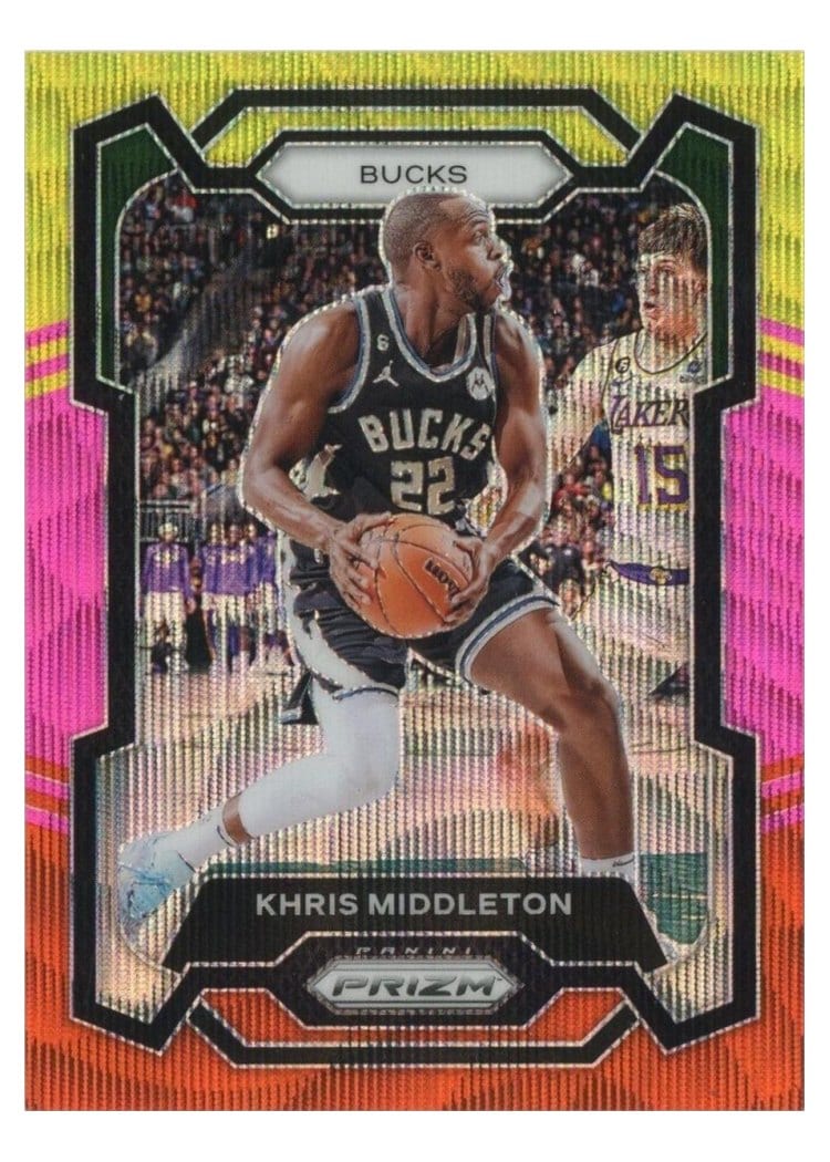 2023-24 Panini Prizm Base Set Khris Middleton #60 card