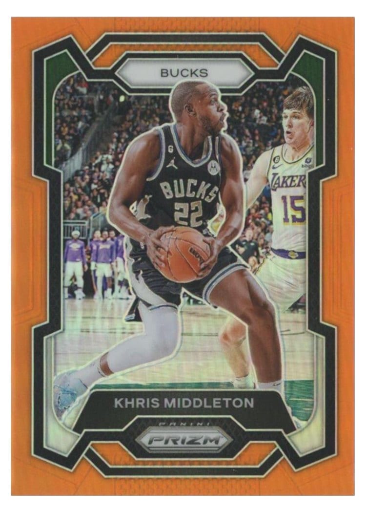 2023-24 Panini Prizm Base Set Khris Middleton #60 card