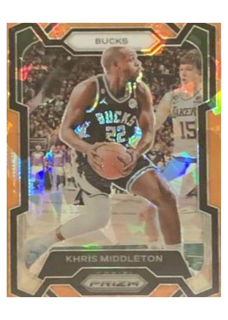 2023-24 Panini Prizm Base Set Khris Middleton #60 card