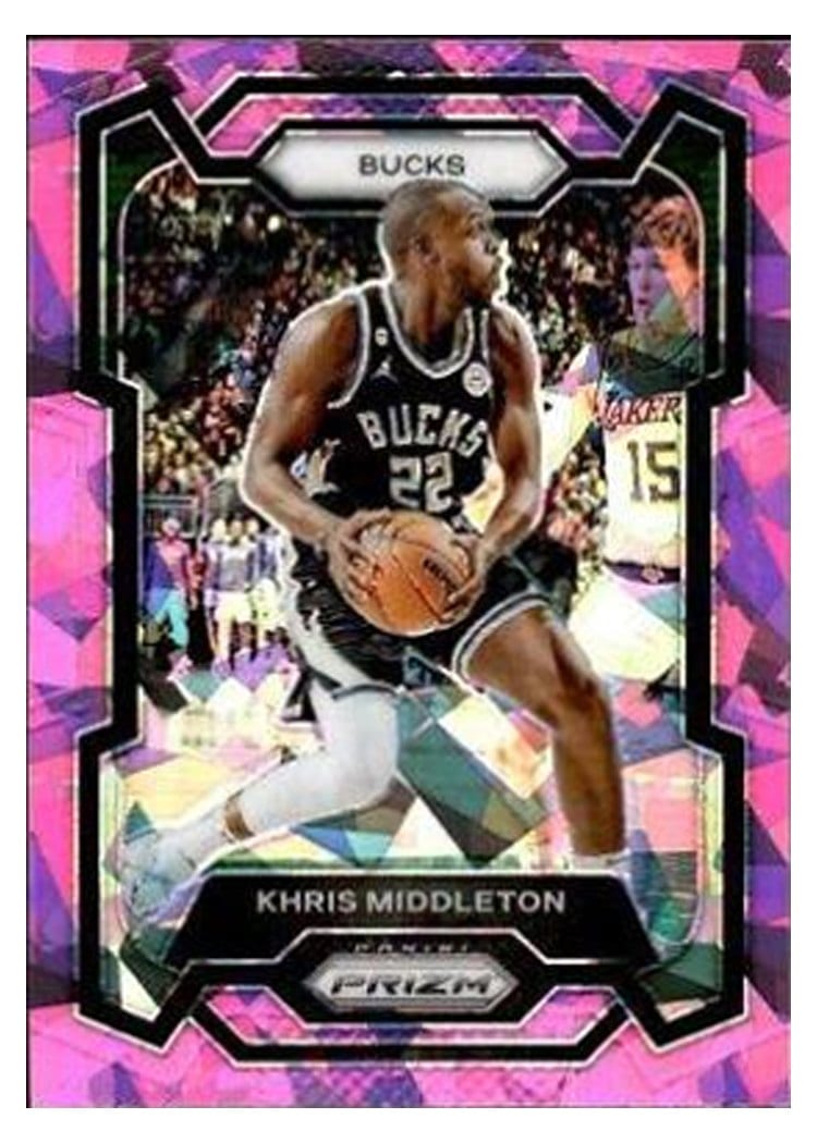 2023-24 Panini Prizm Base Set Khris Middleton #60 card