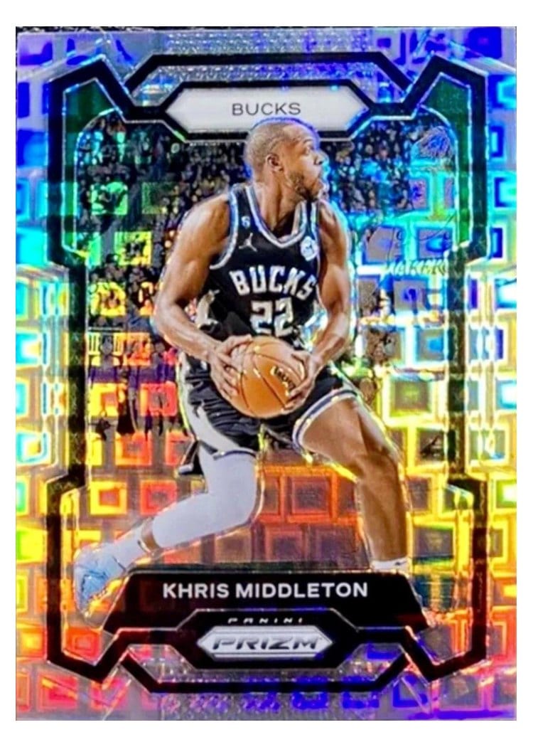 2023-24 Panini Prizm Base Set Khris Middleton #60 card