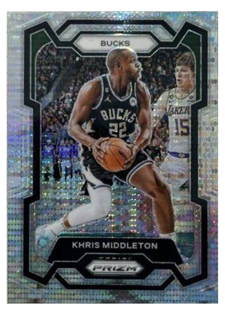 2023-24 Panini Prizm Base Set Khris Middleton #60 card