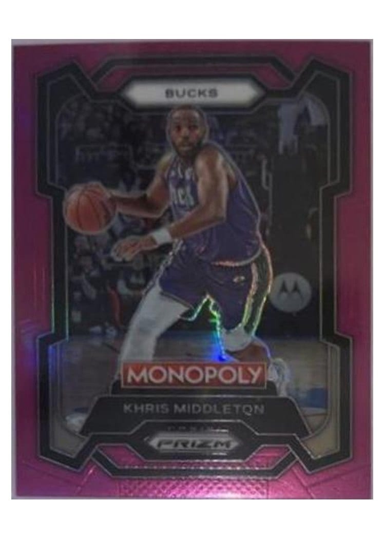 2023-24 Panini Prizm Base Set Khris Middleton #60 card